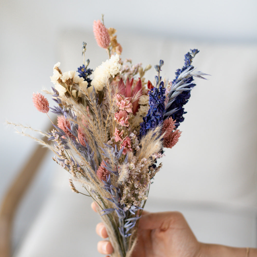 Mittlerer Trockenblumenstrauß "Summerfeelings" - Trockenblumen -> Sträuße von mahina
