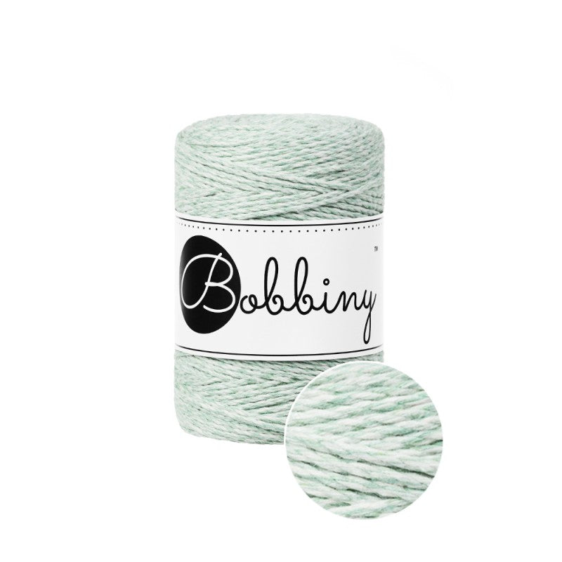 Bobbiny Makramee Garn 1,5mm 3ply Mint Shake 100m - MAHINA