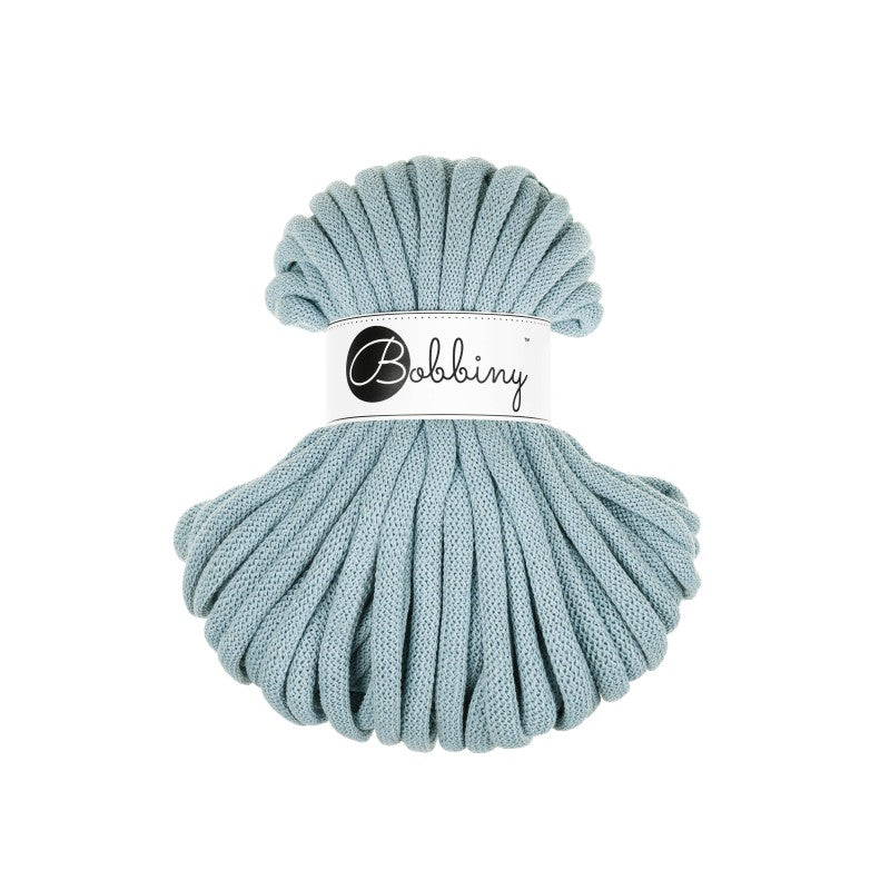 Bobbiny JUMBO Flechtkordel 9mm geflochten Misty 30m - mahina