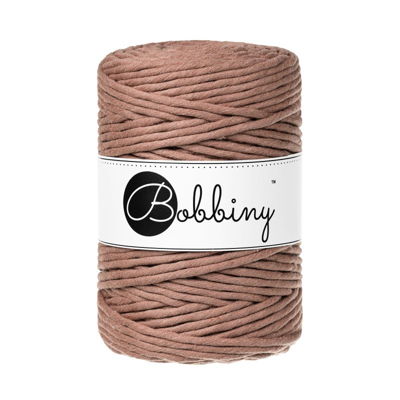 Bobbiny Makramee Garn 5mm gezwirnt Mocha Mousse 100m - mahina