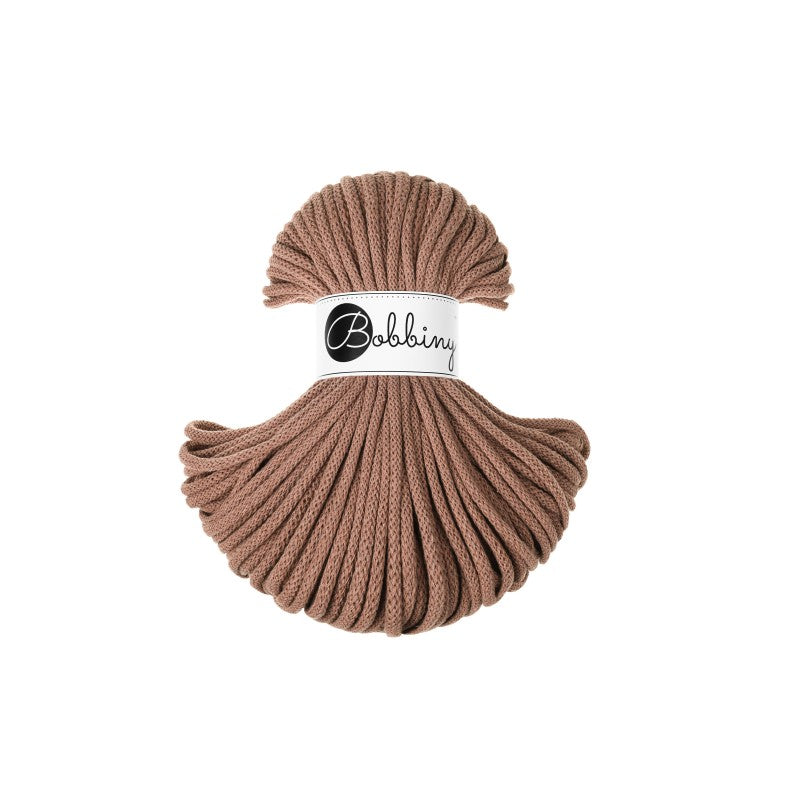Bobbiny PREMIUM Flechtkordel 5mm geflochten Mocha Mousse 50m - mahina