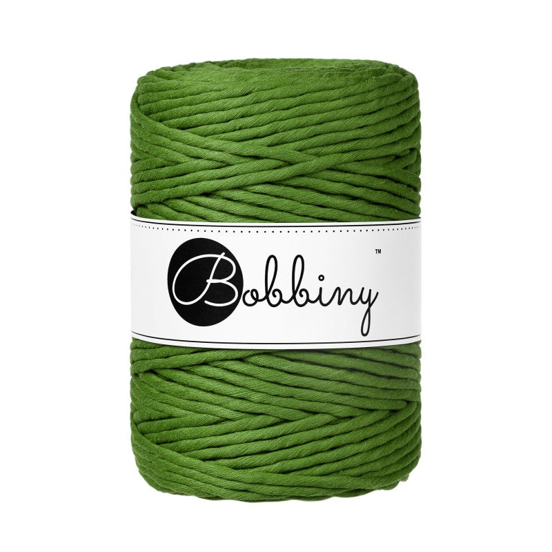 Bobbiny Makramee Garn 5mm gezwirnt Moss Green 100m - mahina