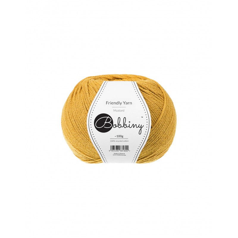 Bobbiny Friendly Yarn Mustard 100g - mahina