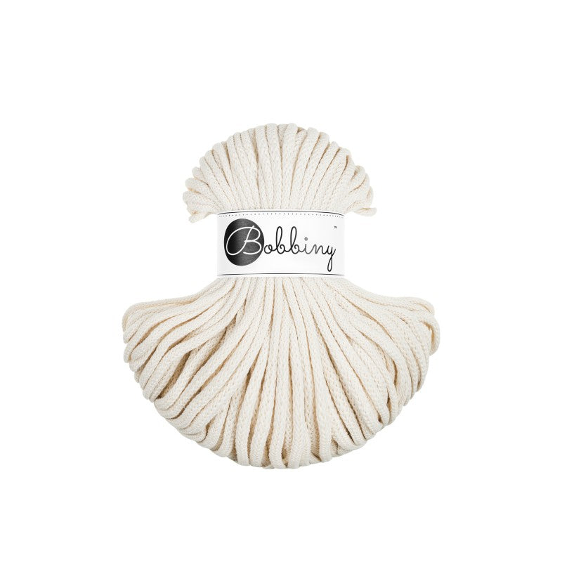 Bobbiny PREMIUM Flechtkordel 5mm geflochten Natural 50m - mahina