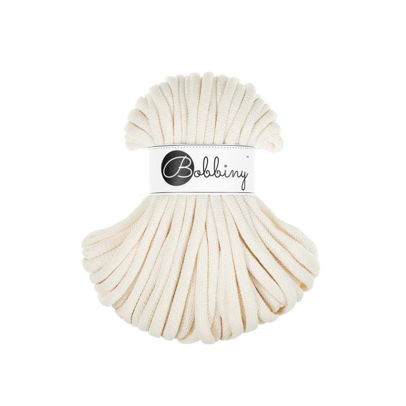 Bobbiny JUMBO Flechtkordel 9mm geflochten Natural 30m - mahina