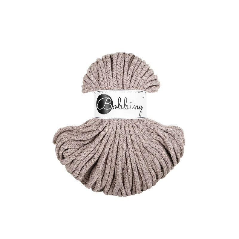 Bobbiny PREMIUM Flechtkordel 5mm geflochten Pearl 50m - mahina