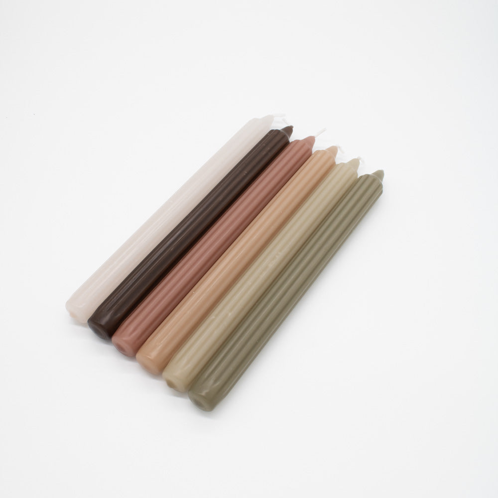 Kerze "Pol" 2,1x24cm 6 Farben - mahina