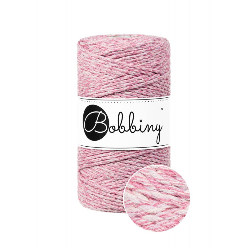 Bobbiny Makramee Garn 3mm 3ply 100m verschiedene Farben - mahina