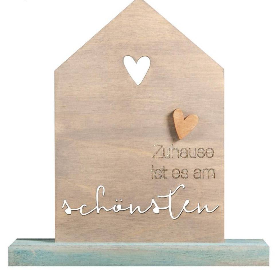 Rayher Holzmotiv Haus "Zuhause ist es am Schönsten", FSC 100% - mahina