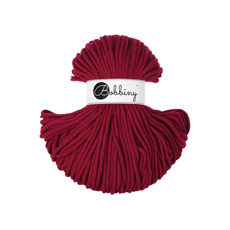 Bobbiny PREMIUM Flechtkordel 5mm geflochten Red Velvet 100m