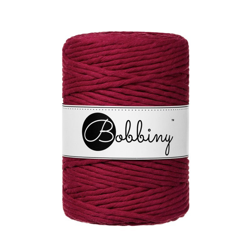 Bobbiny Makramee Garn 5mm gezwirnt Red Velvet 100m