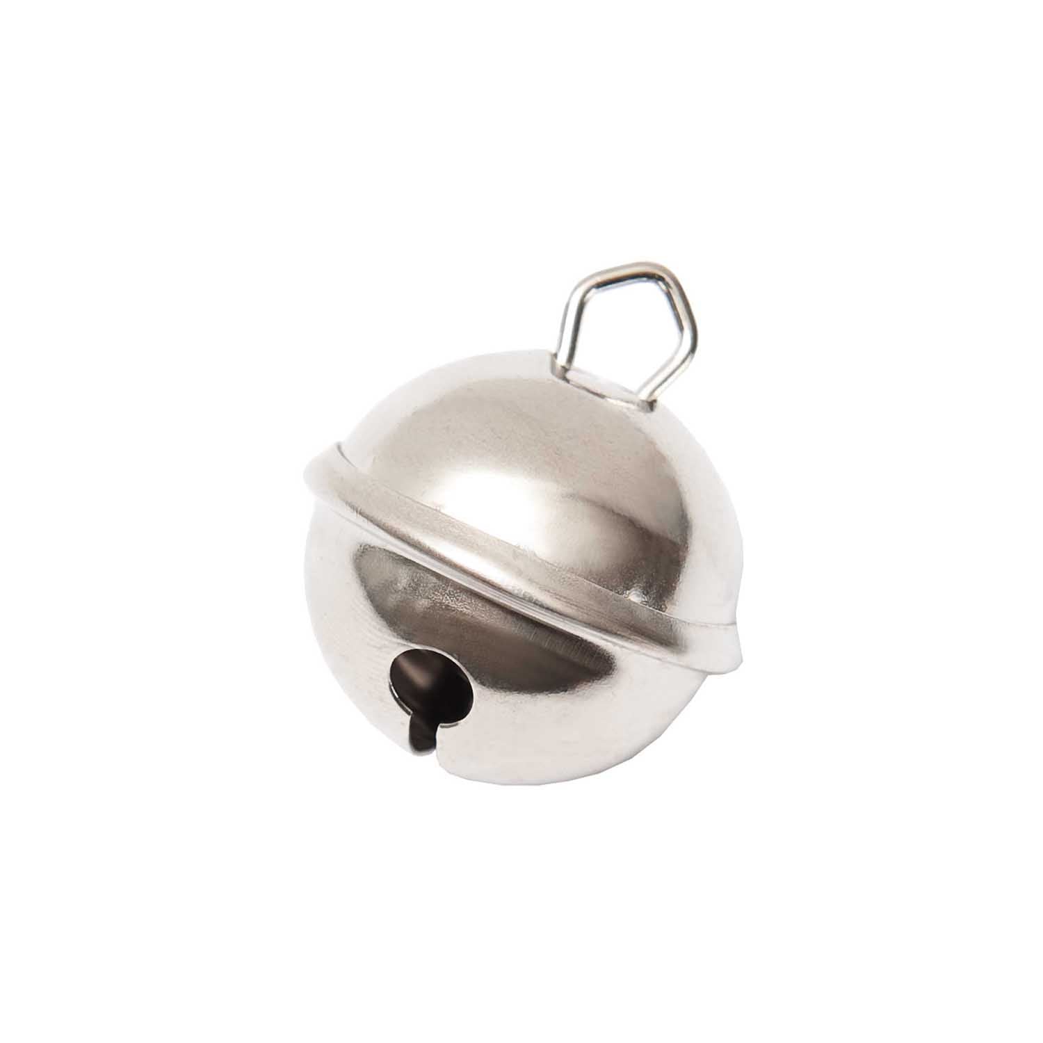 Glöckchen silberfarbig 4 Größen - Bastelbedarf -> Karabiner von mahina