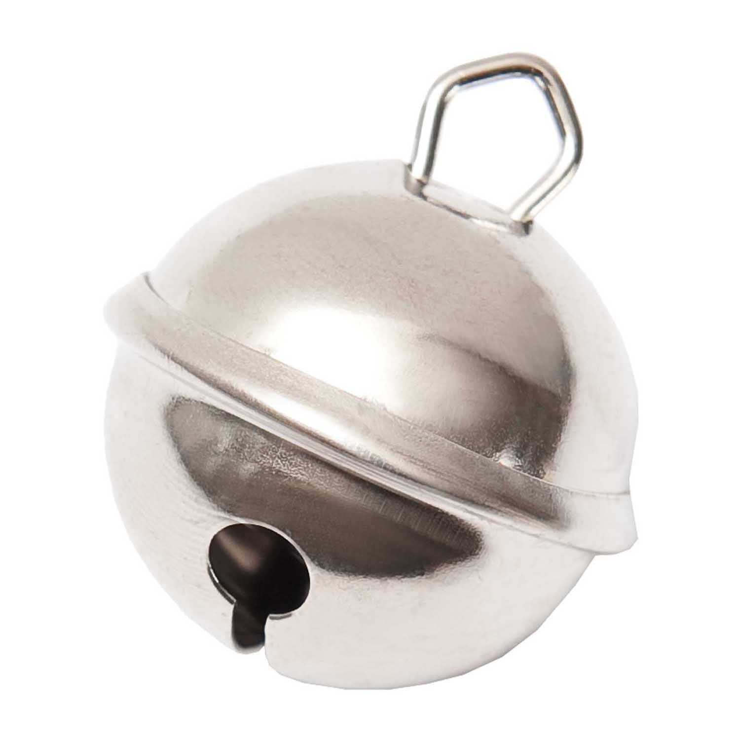 Glöckchen silberfarbig 4 Größen - Bastelbedarf -> Karabiner von mahina