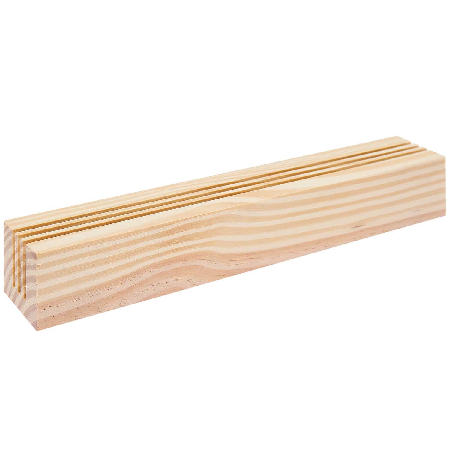 Holzständer für Metallringe 26x5x4cm - Bastelbedarf -> Sonstiges von mahina