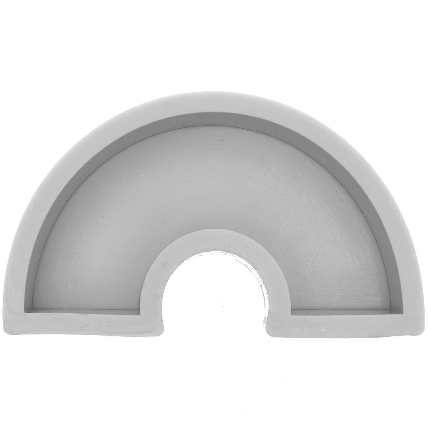Kerzengießform flach, Regenbogen, 118x69x30mm - Bastelbedarf -> Gießen von mahina