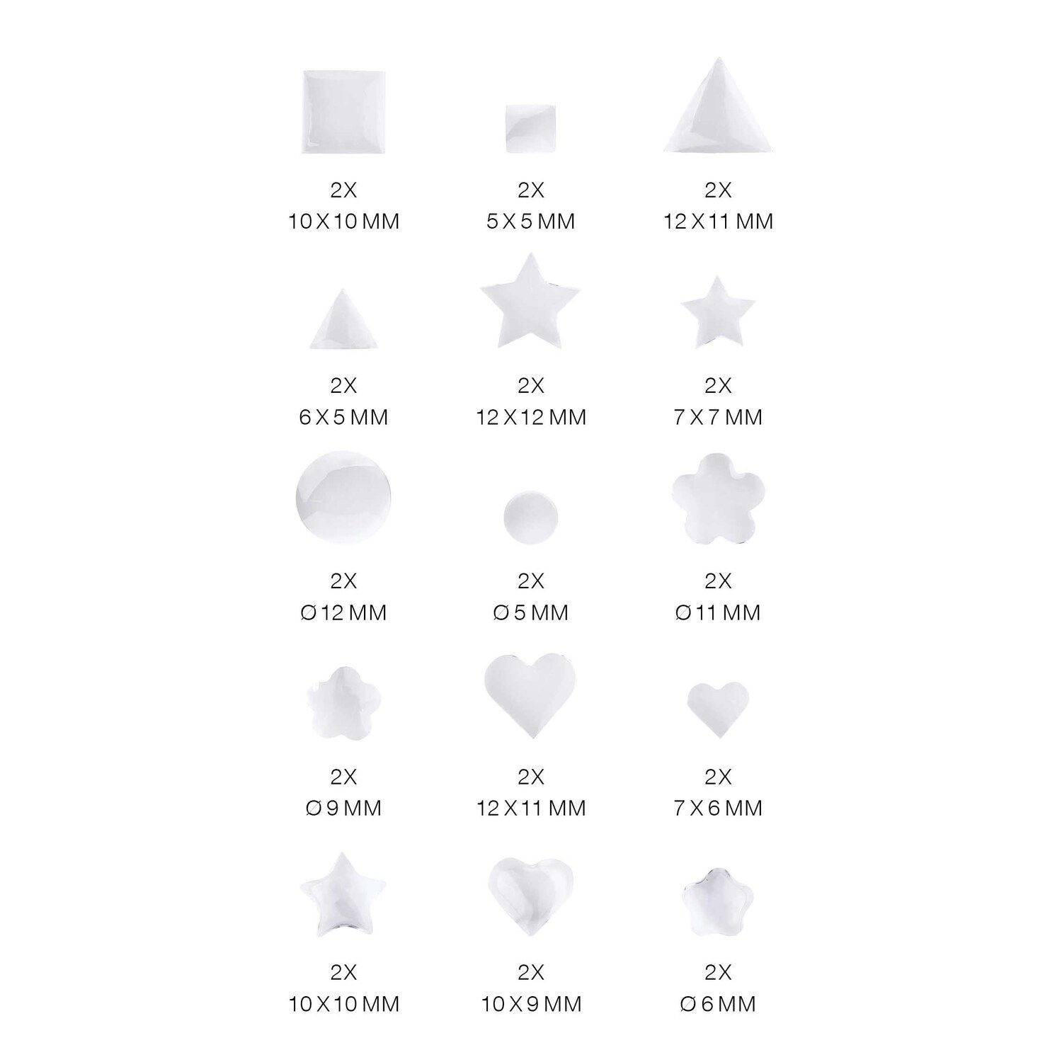 Silikon Gießform Mini Formen - Bastelbedarf -> Gießen von mahina