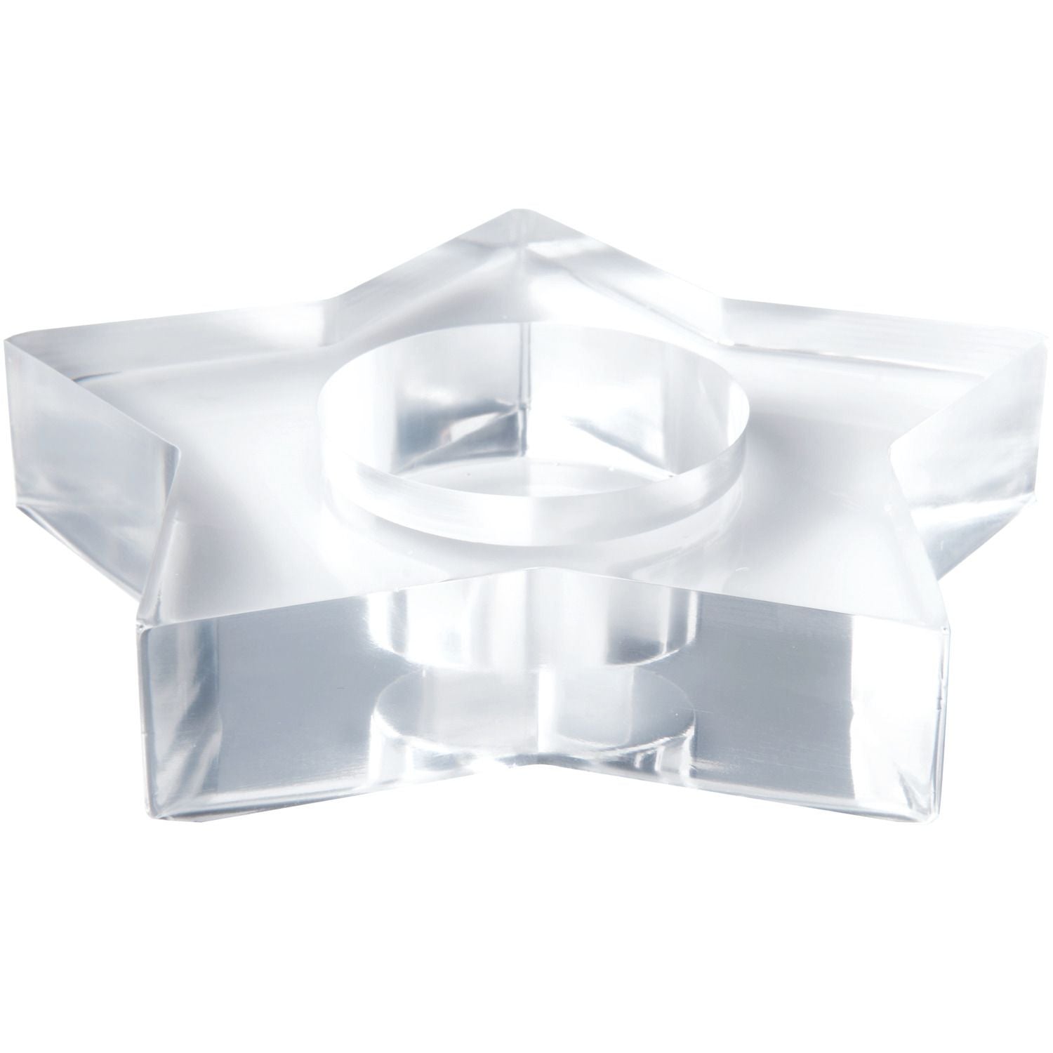 Silikon Gießform Teelichthalter Stern, 11,5x11x2cm - Bastelbedarf -> Gießen von mahina