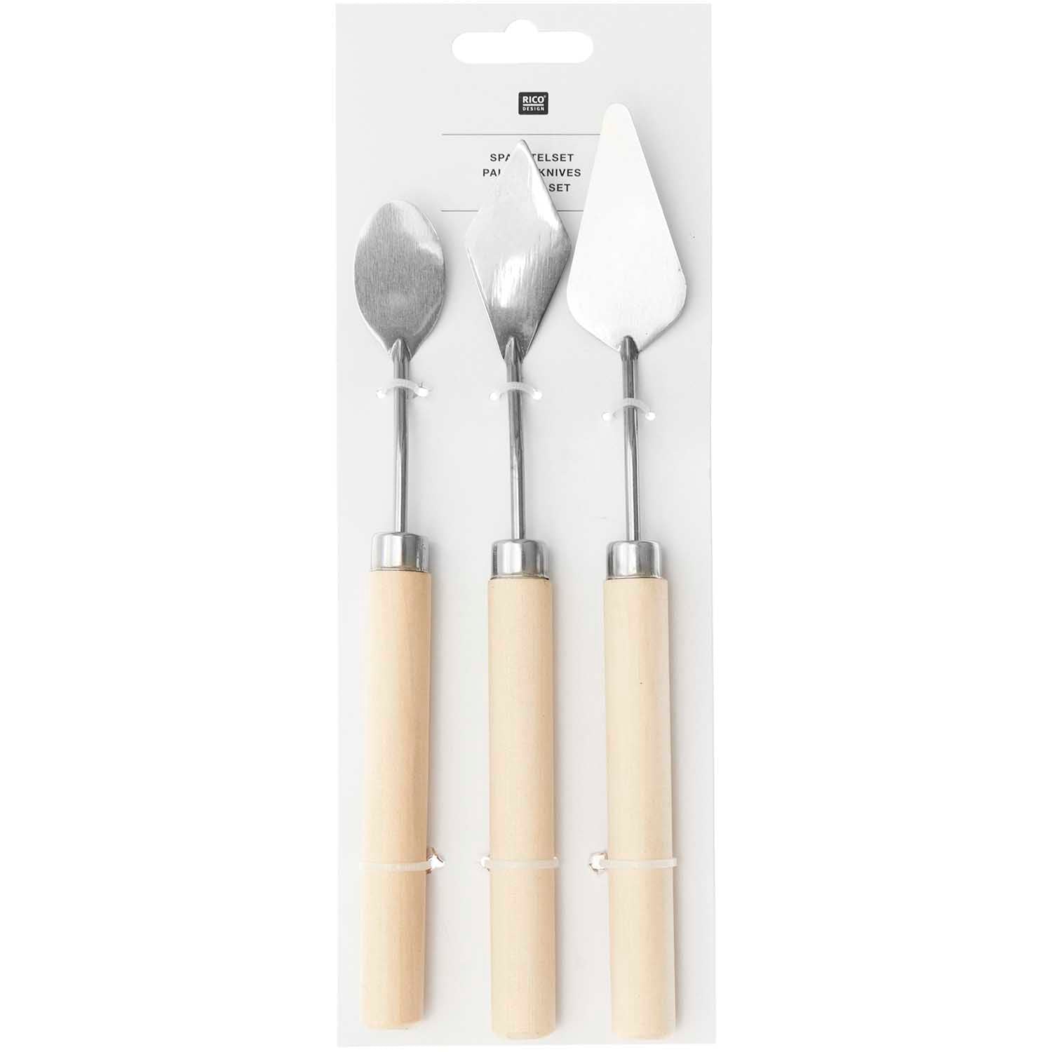 Spachtelset 3-tlg. - Bastelbedarf -> Karabiner von mahina