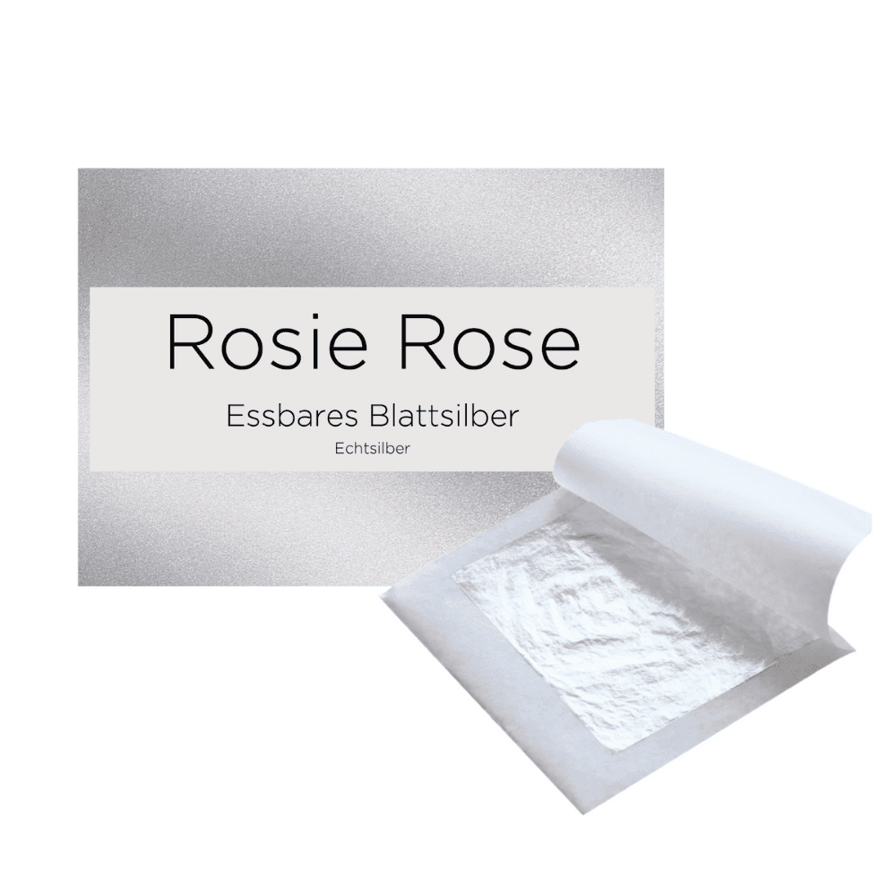 Rosie Rose Essbare Blattfolie 5 Stk. - Essblüten von mahina