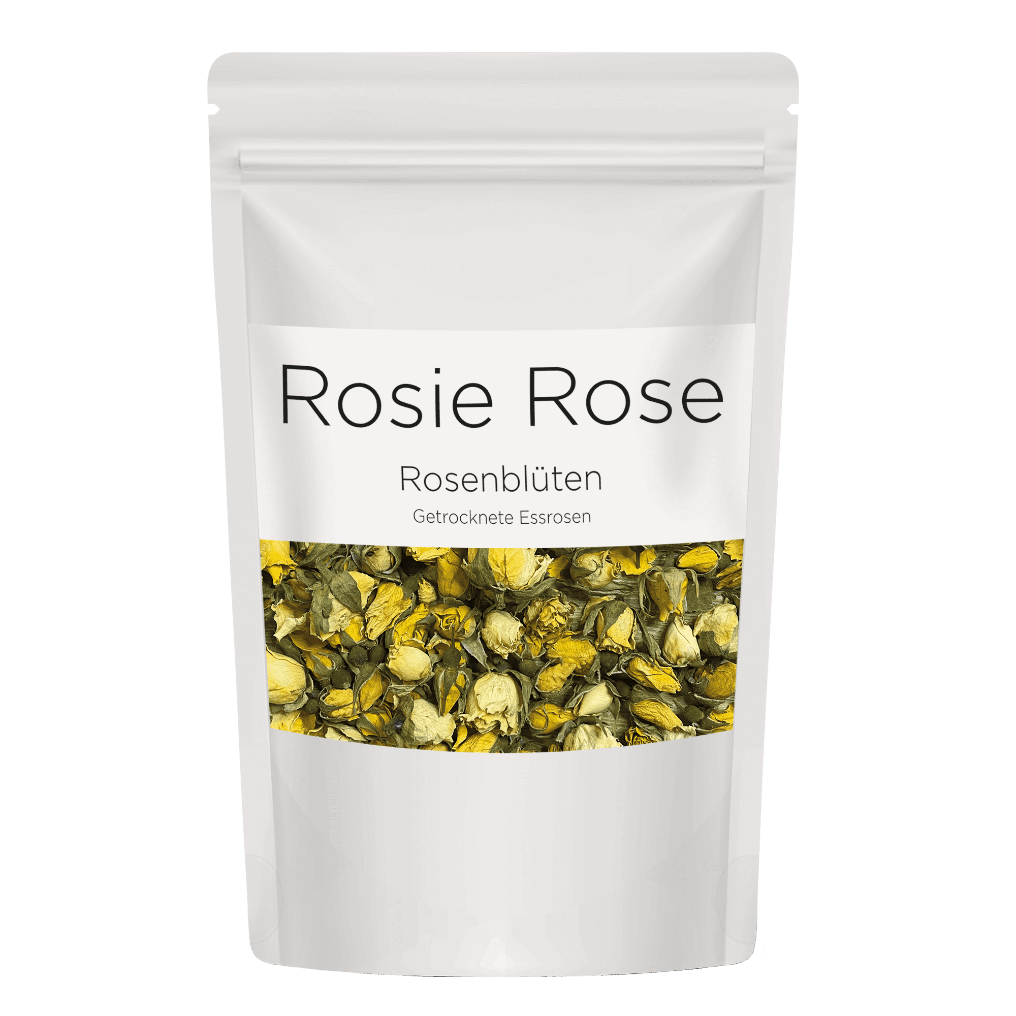 Rosie Rose "Dekorative Rosenblüten" 50g Gastro-Beutel - Essblüten von mahina