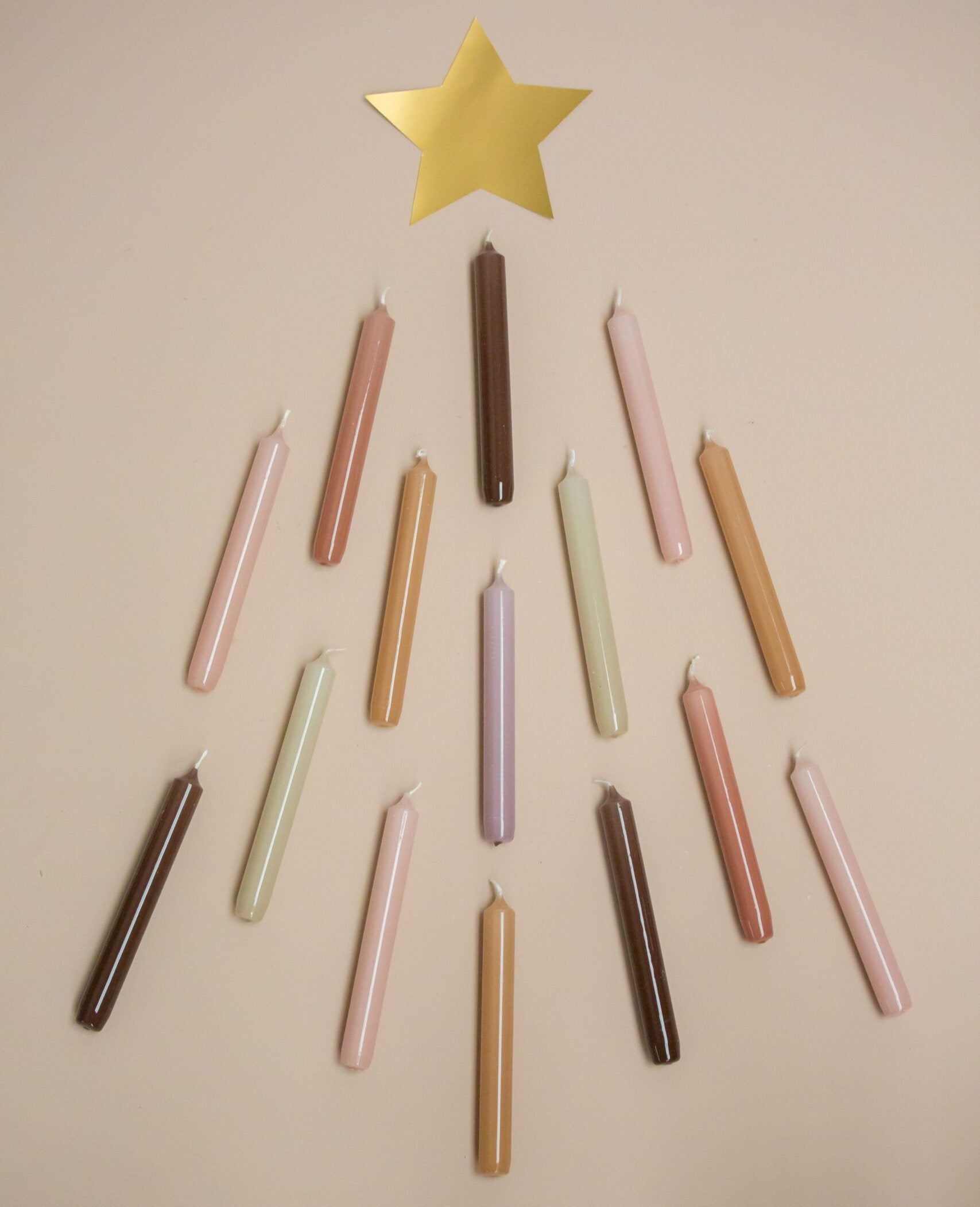 Tafelkerze "Hochglanz" 2,1x19cm in verschiedenen Farben - Interior > Dekoration > Kerzen von mahina