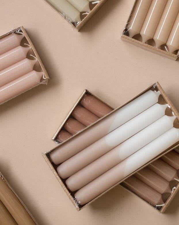 Kerze "Dip Dye" 2,1x19cm 1 Stück verschiedene Farben - mahina