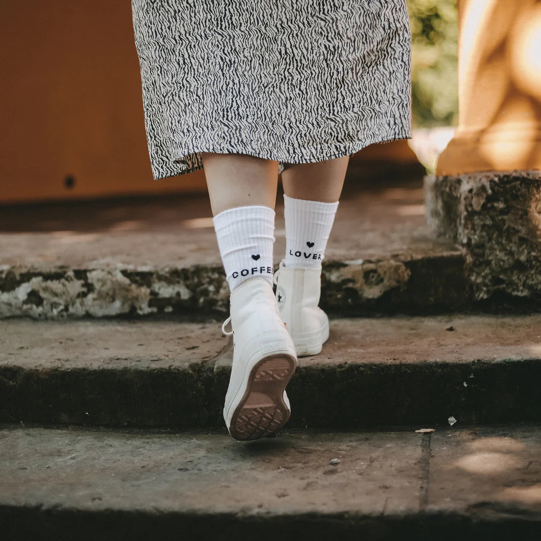 Eulenschnitt Socken Coffee Lover - mahina