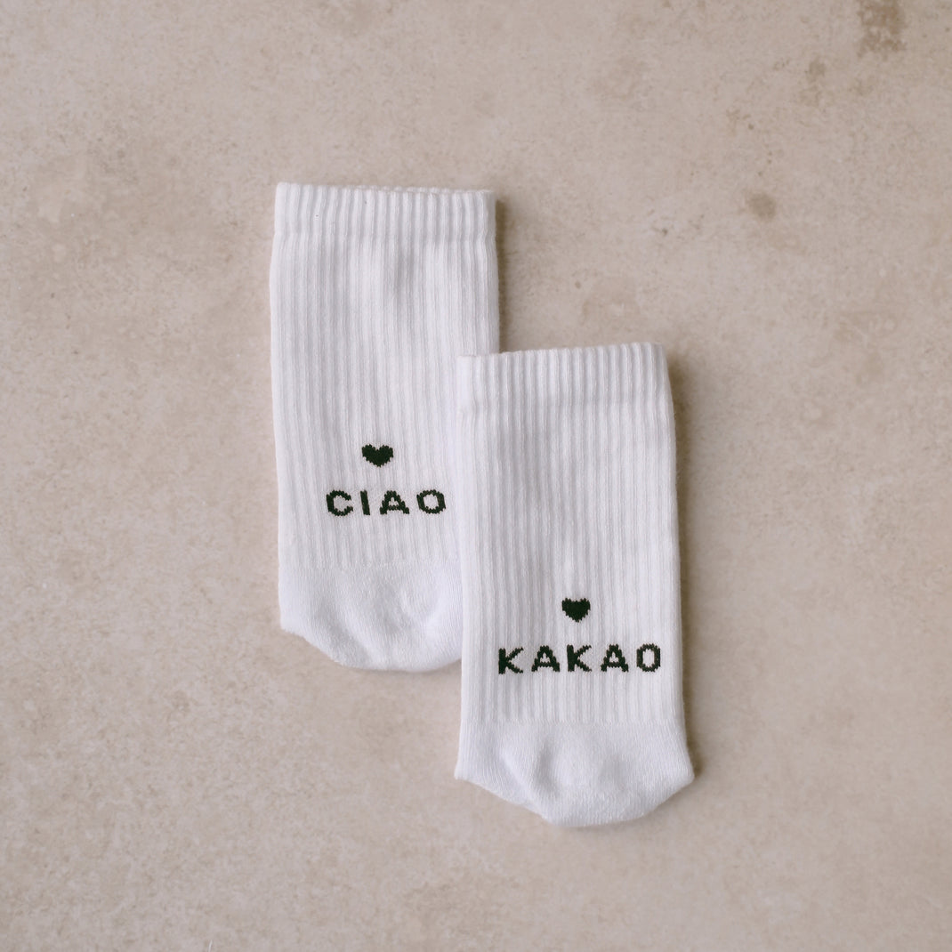 Eulenschnitt Socken Ciao Kakao