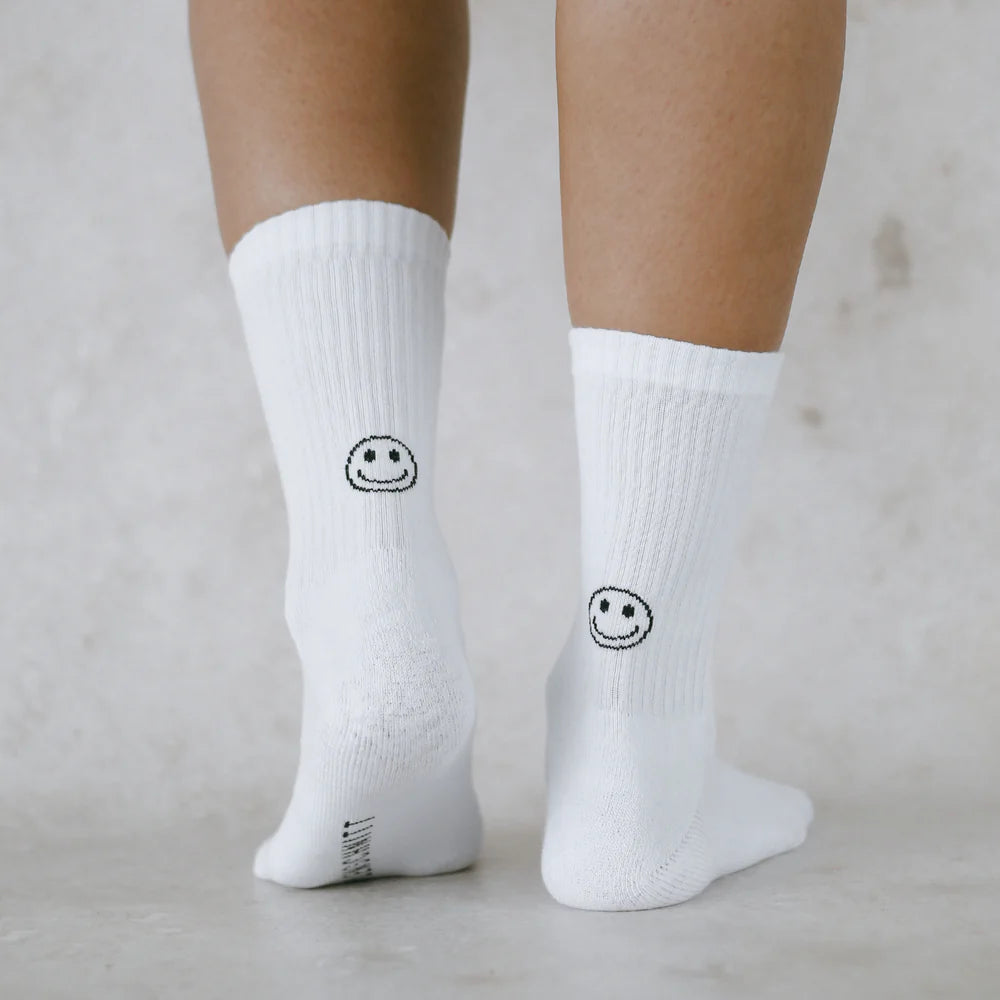 Eulenschnitt Socken Smiley - mahina