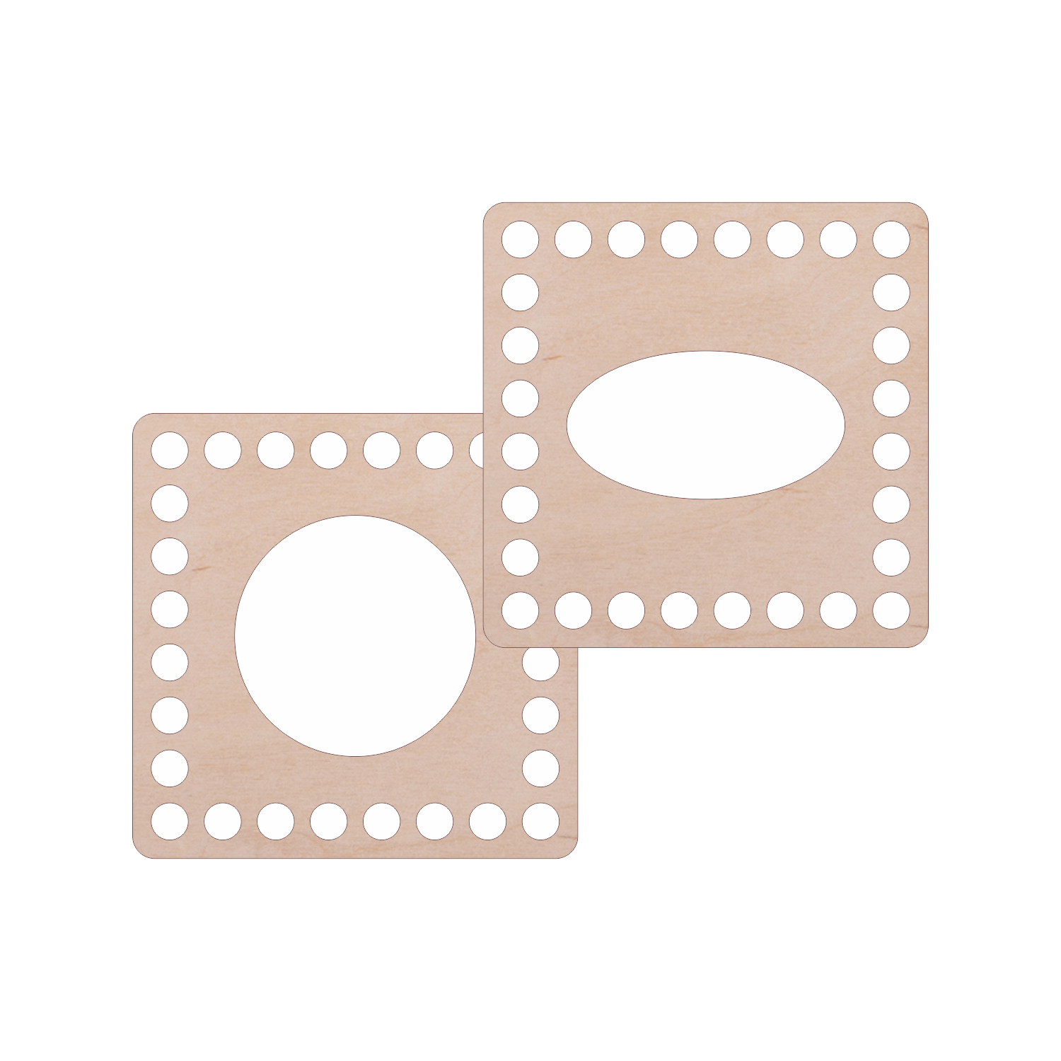 Holzdeckel "Quadrat" Taschentuch-Box zum Häkeln - Bastelbedarf -> Häkeln und Stricken -> Häkeldeckel von mahina