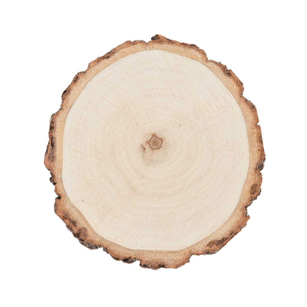 Holzscheibe/Baumscheibe aus Pappelholz 9-12cm Ø, 1 Stück - MAHINA