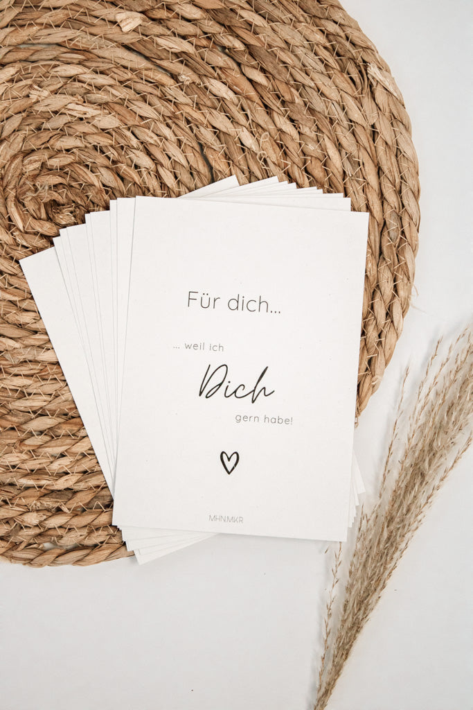 Geschenkkarte "Für Dich" - MAHINA