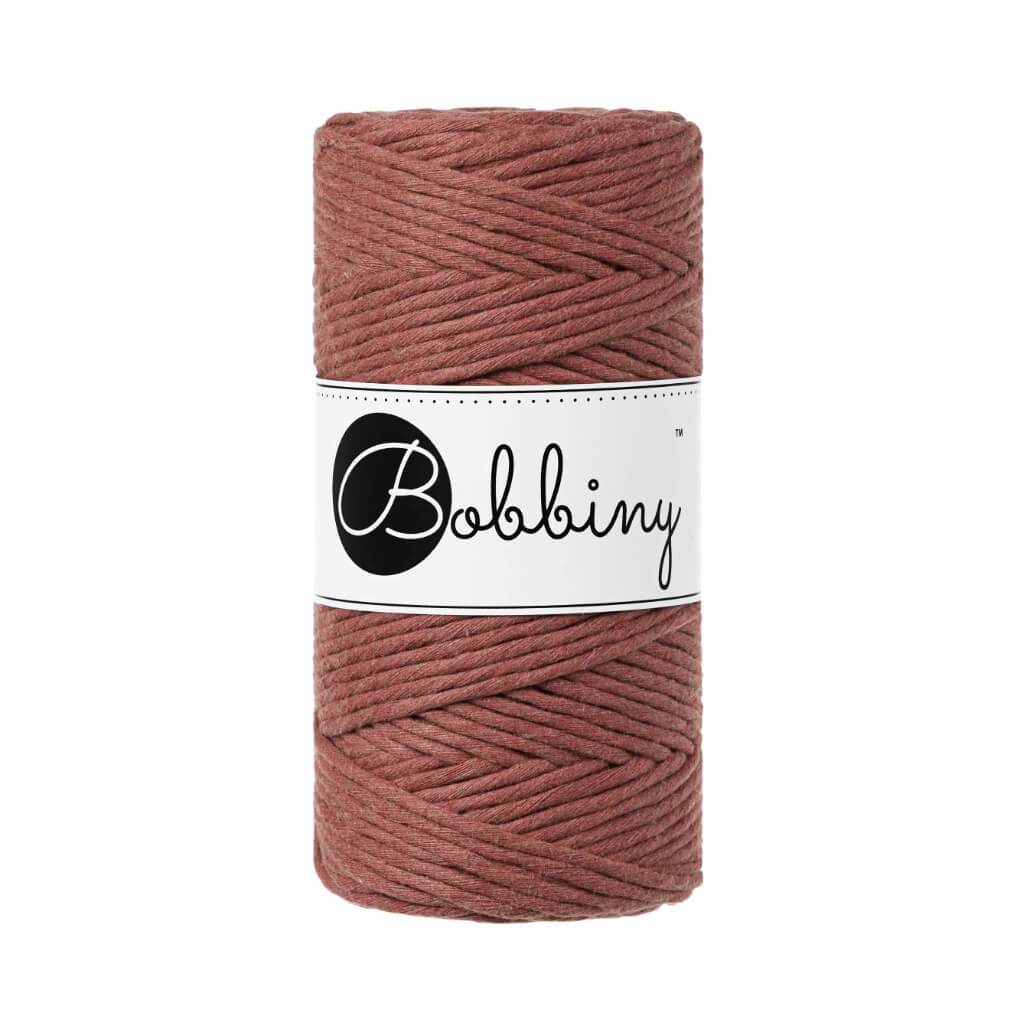 Bobbiny Makramee Garn 3mm gezwirnt 100m verschiedene Farben - mahina