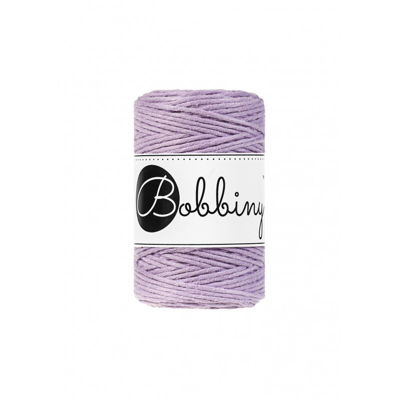 Bobbiny Makramee Garn 1,5mm gezwirnt Lavender 100m - MAHINA