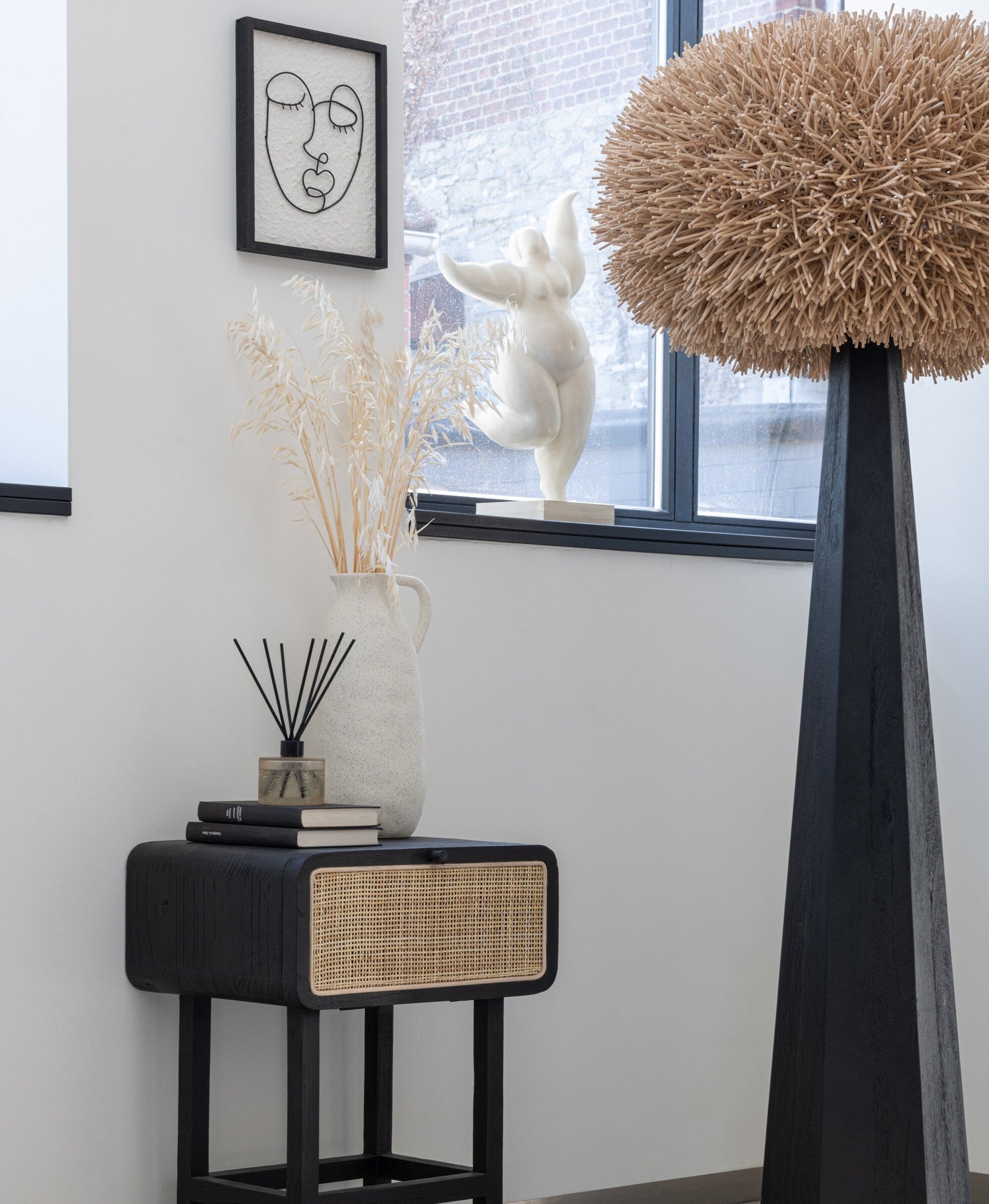 Handgemachte Vase "Toskana" in beige, verschiedene Größen - mahina