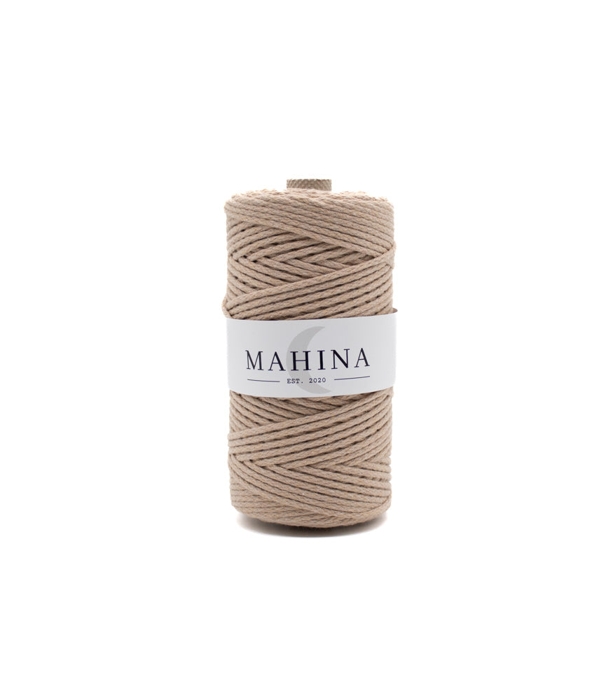 MAHINA Garn 2mm geflochten 150m verschiedene Farben - mahina