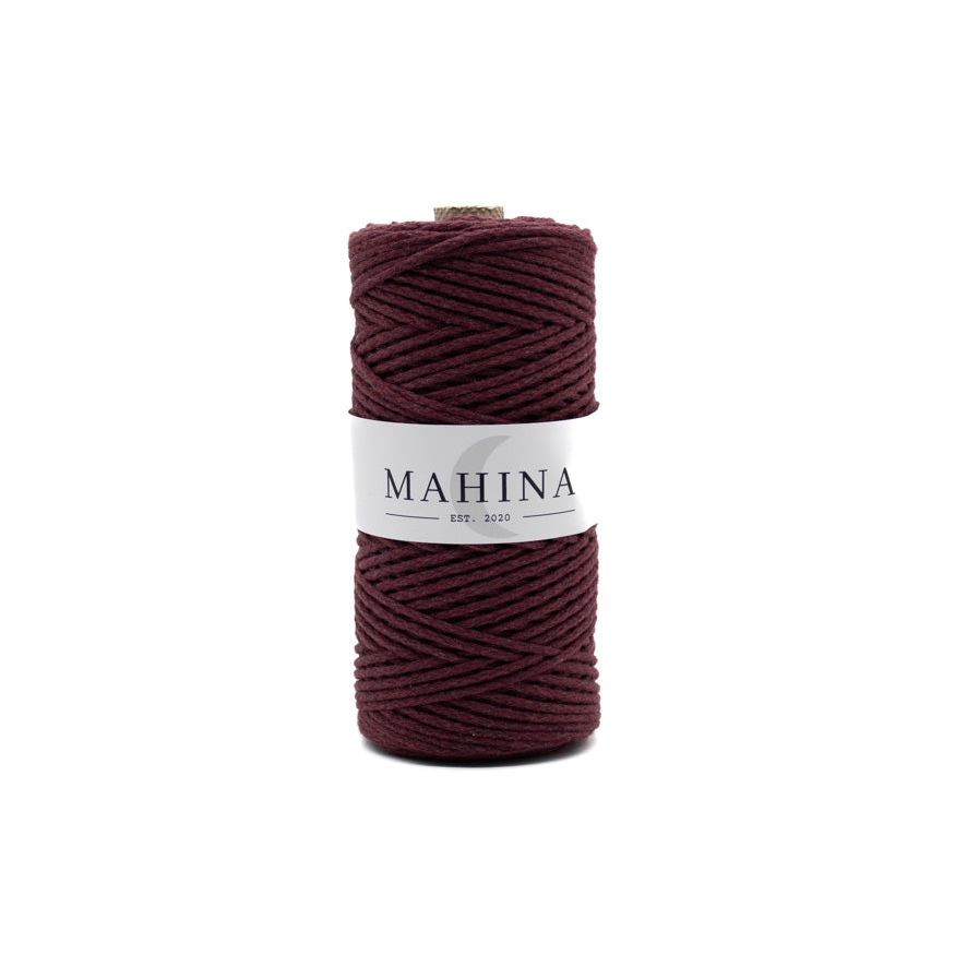 MAHINA Garn 2mm geflochten Blackberry 150m - mahina