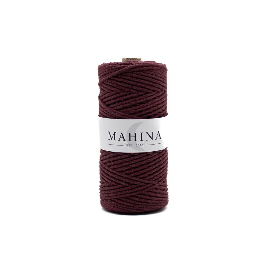 MAHINA Garn 2mm geflochten Blackberry 150m - MAHINA