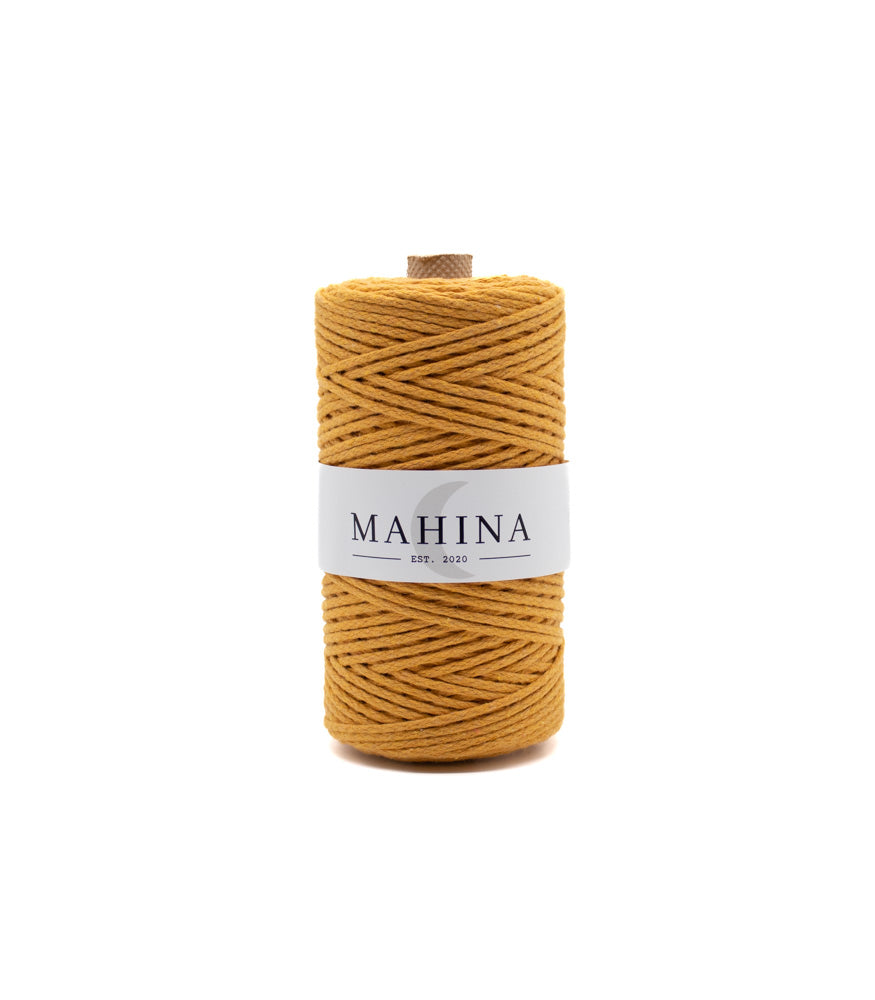 MAHINA Garn 2mm geflochten Mango 150m - MAHINA