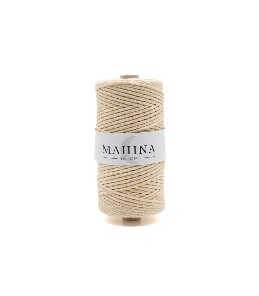 MAHINA Garn 2mm geflochten 150m verschiedene Farben - mahina