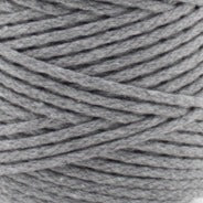 MAHINA Garn 2mm geflochten Hellgrau 150m - mahina