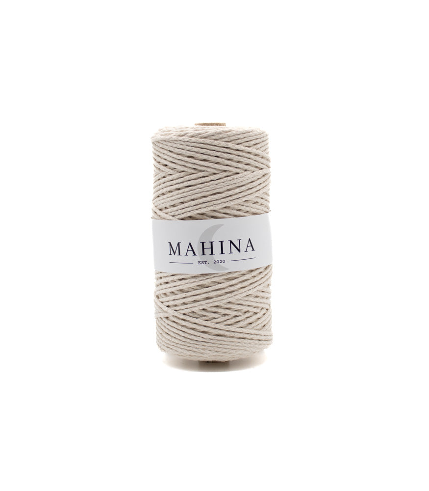 MAHINA Garn 2mm geflochten 150m verschiedene Farben - mahina