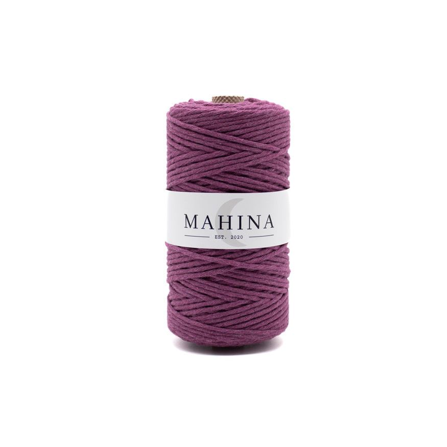MAHINA Garn 2-3mm gezwirnt Violett 150m - mahina