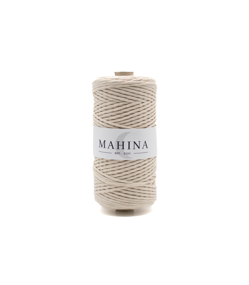 MAHINA Garn 2-3mm gezwirnt 150m verschiedene Farben - mahina
