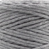 MAHINA Garn 2-3mm gezwirnt Hellgrau 150m - mahina