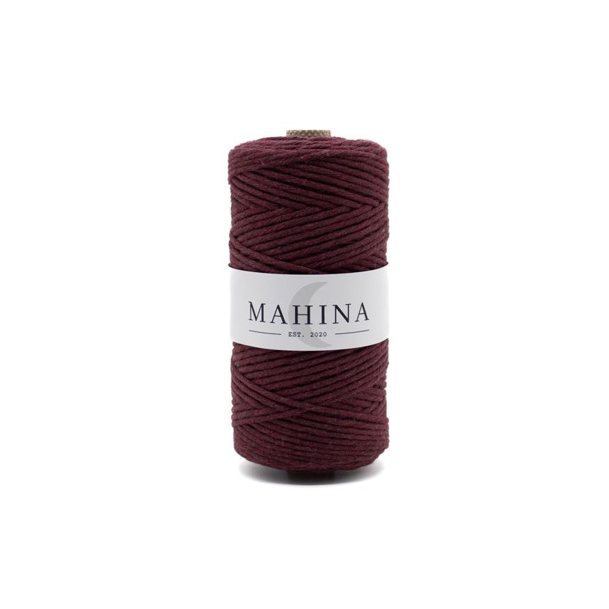 MAHINA Garn 2-3mm gezwirnt Blackberry 150m - mahina