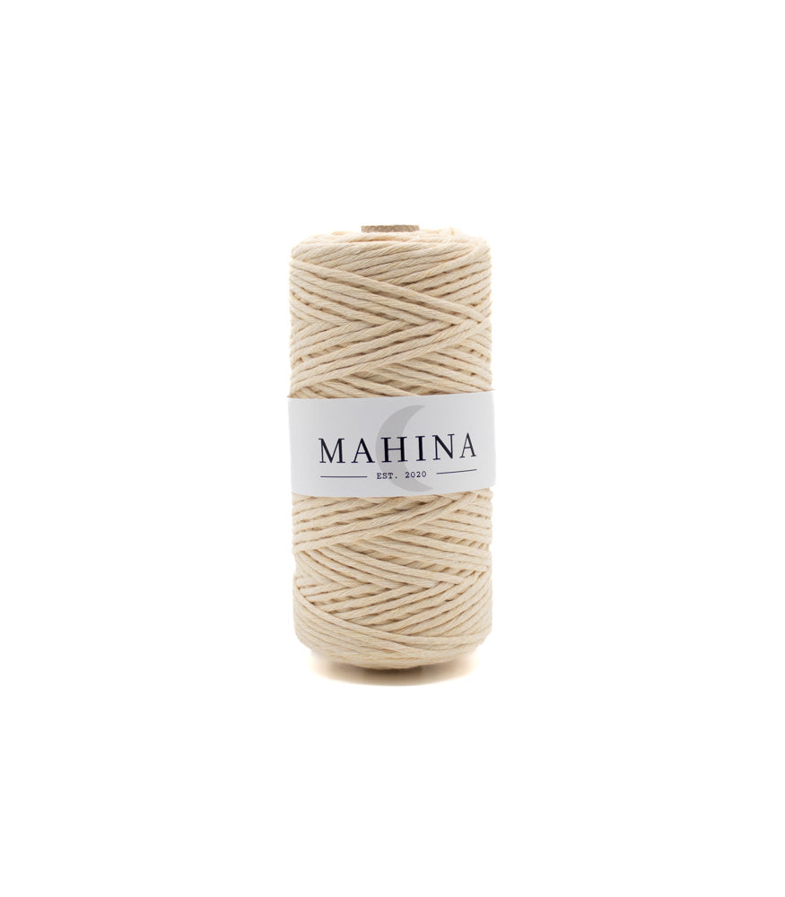 MAHINA Garn 2-3mm gezwirnt 150m verschiedene Farben - mahina