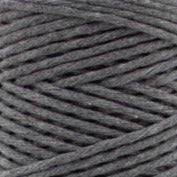 MAHINA Garn 2-3mm gezwirnt Mittelgrau 150m - mahina