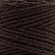 MAHINA Garn 2-3mm gezwirnt Schokobraun 150m - mahina