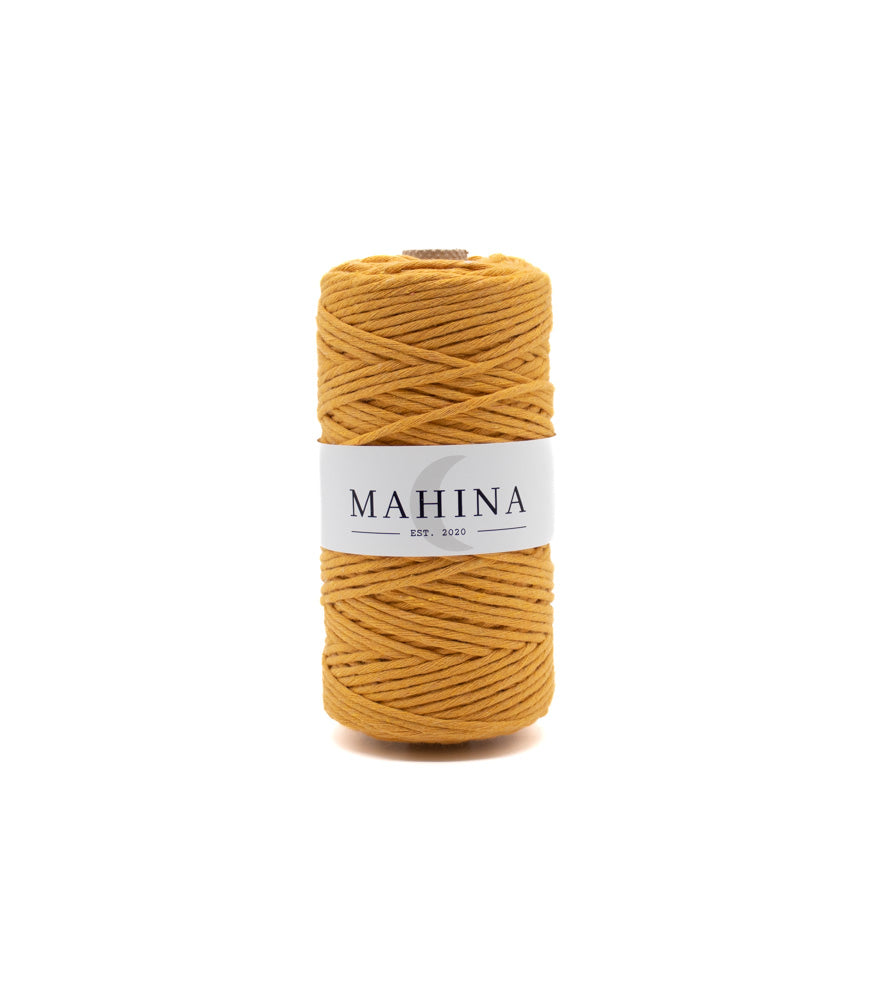 MAHINA Garn 2-3mm gezwirnt Mango 150m - MAHINA